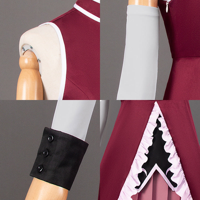 Puella Magi Madoka Magica Kyoko Sakura Cosplay Costume