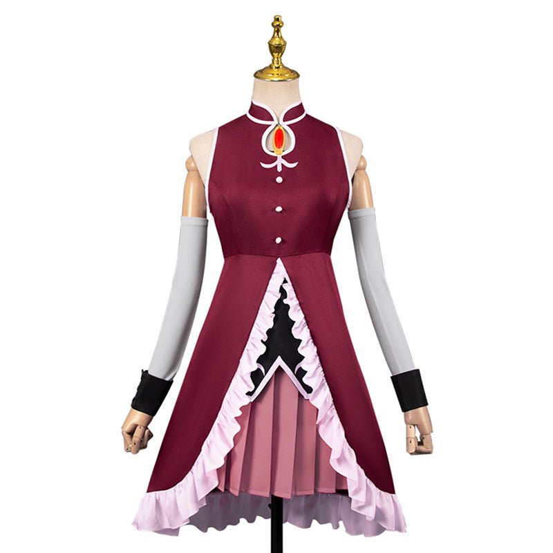 Puella Magi Madoka Magica Kyoko Sakura Cosplay Costume