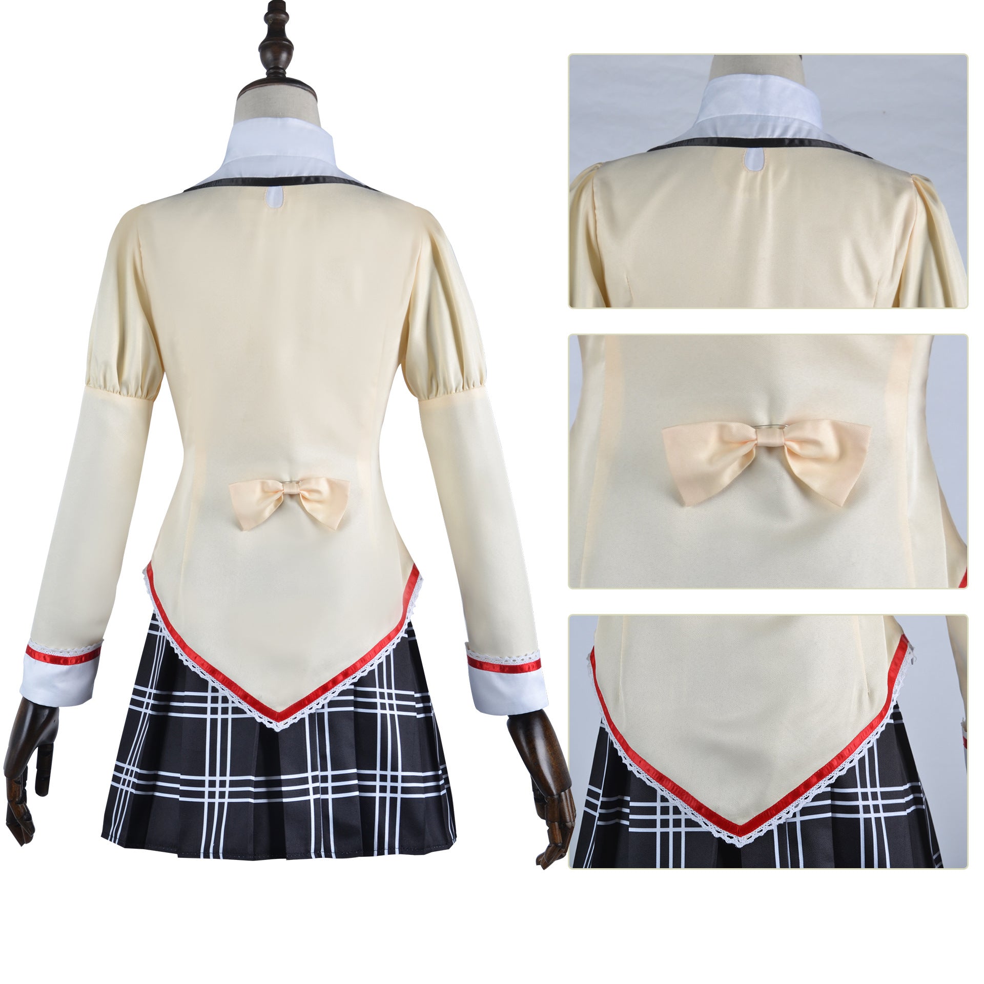 Puella Magi Madoka Magica Magica Kaname Mami Tomoe Kyoko Sakura Akemi Homura Sayaka Miki School Uniforms Cosplay Costume