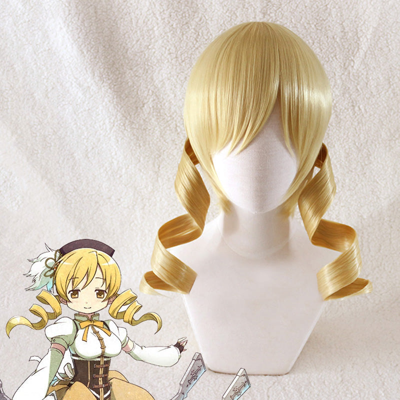 Puella Magi Madoka Magica Mami Tomoe Cosplay Wig