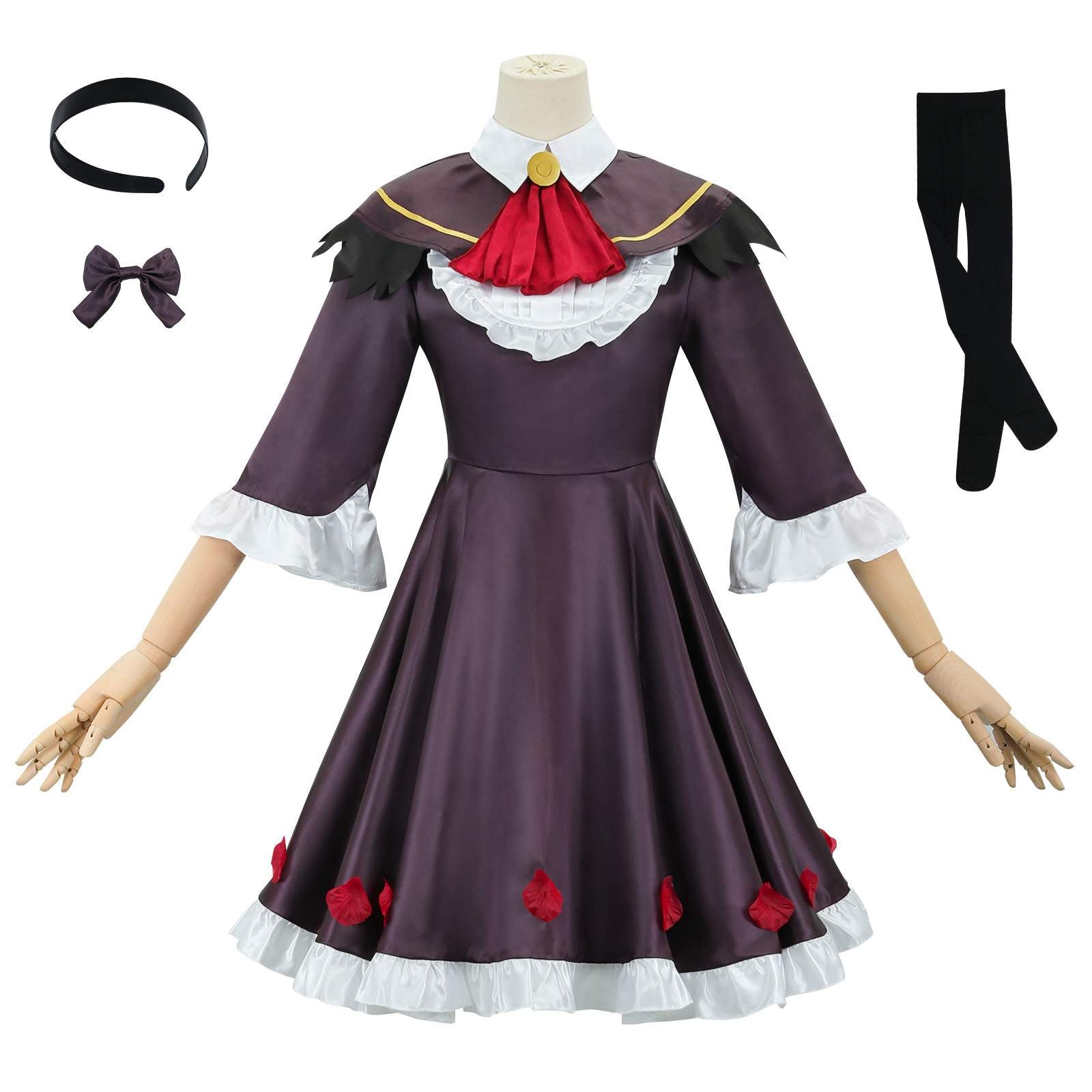 Puella Magi Madoka Magica the Movie - Walpurgisnacht: Rising Homura Akemi Cosplay Costume