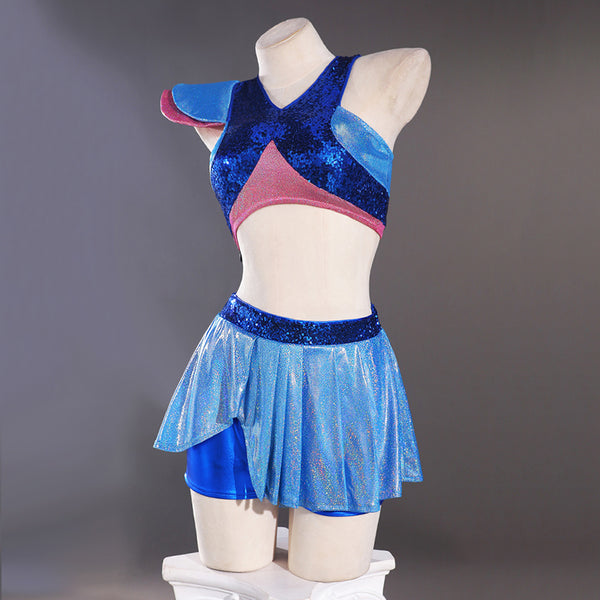 Reboot 2025 Girl Blue Cosplay Costume