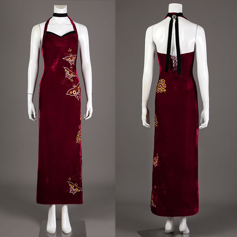 Resident Evil IV 4 Remake Ada Wong Cosplay Costume