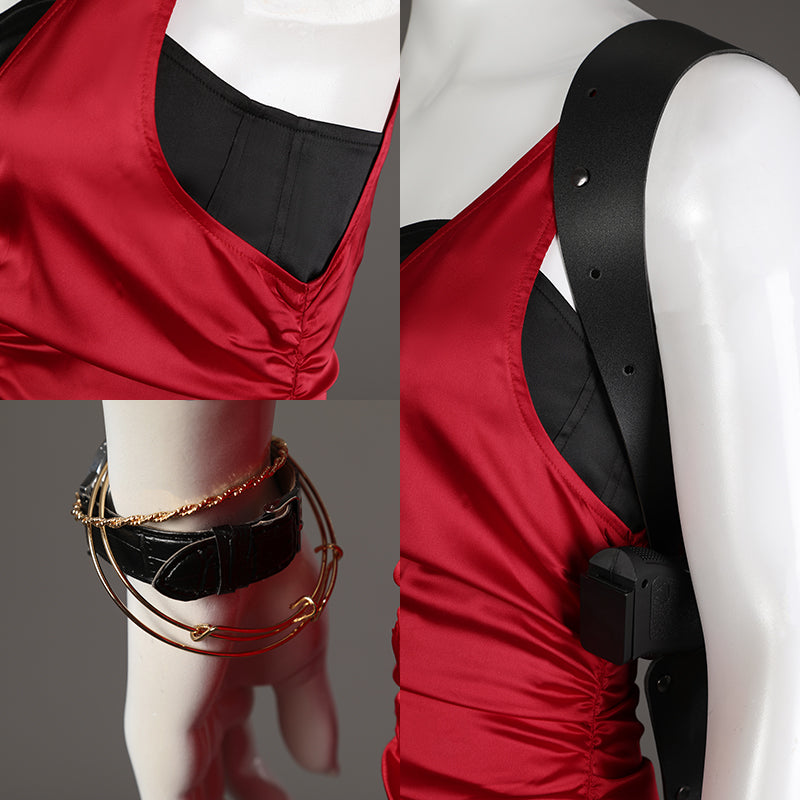 Resident Evil 4 Remake Ada Wong Cosplay Costume B Edition
