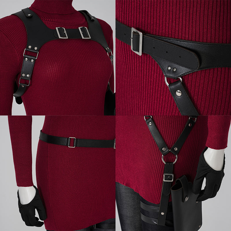 Resident Evil IV 4 Remake Ada Wong B Edtion Cosplay Costume