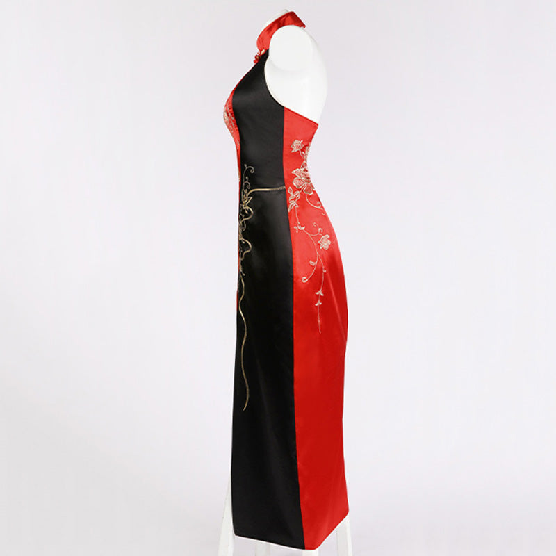 Resident Evil IV 4 Remake Ada Wong Cheongsam Cosplay Costume