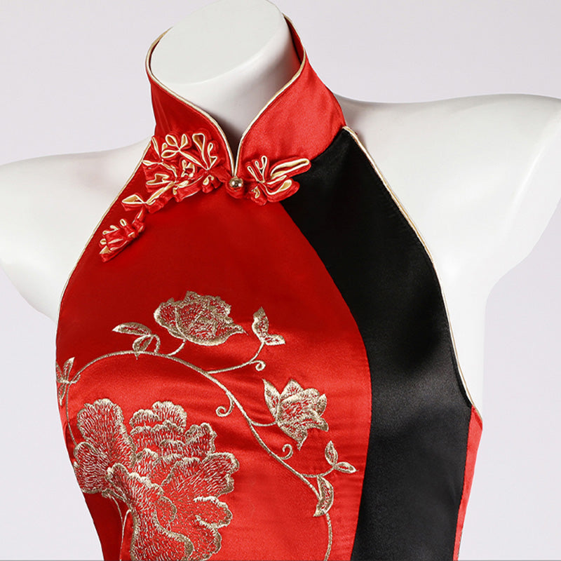 Resident Evil IV 4 Remake Ada Wong Cheongsam Cosplay Costume