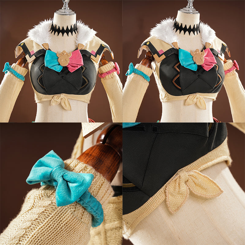 SR Genshin Impact Varesa Cosplay Costume - Select Skirt Length