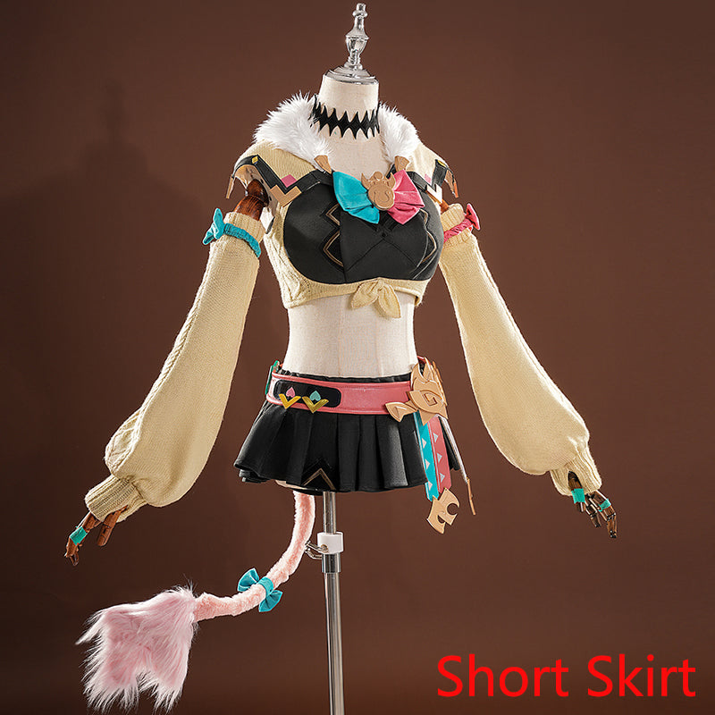 SR Genshin Impact Varesa Cosplay Costume - Select Skirt Length