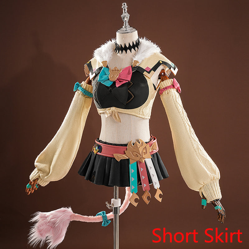 SR Genshin Impact Varesa Cosplay Costume - Select Skirt Length