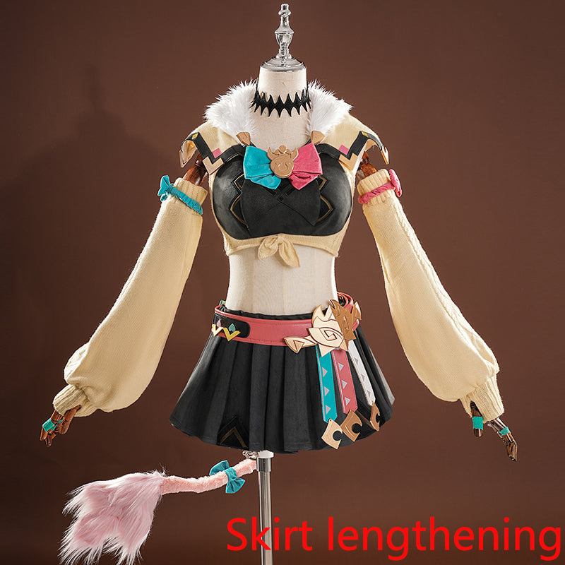 SR Genshin Impact Varesa Cosplay Costume - Select Skirt Length