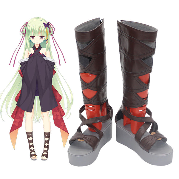 Senren * Banka Senren Banka Murasame Shoes Cosplay Boots