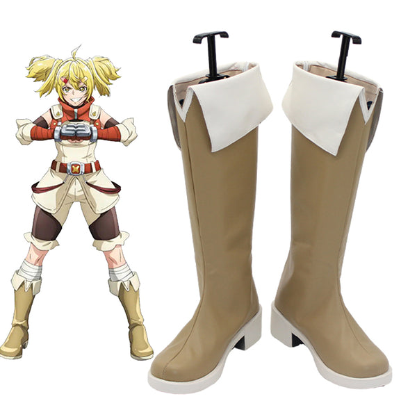 Shangri-La Frontier Uomi Kei Oikatzo Shoes Cosplay Boots