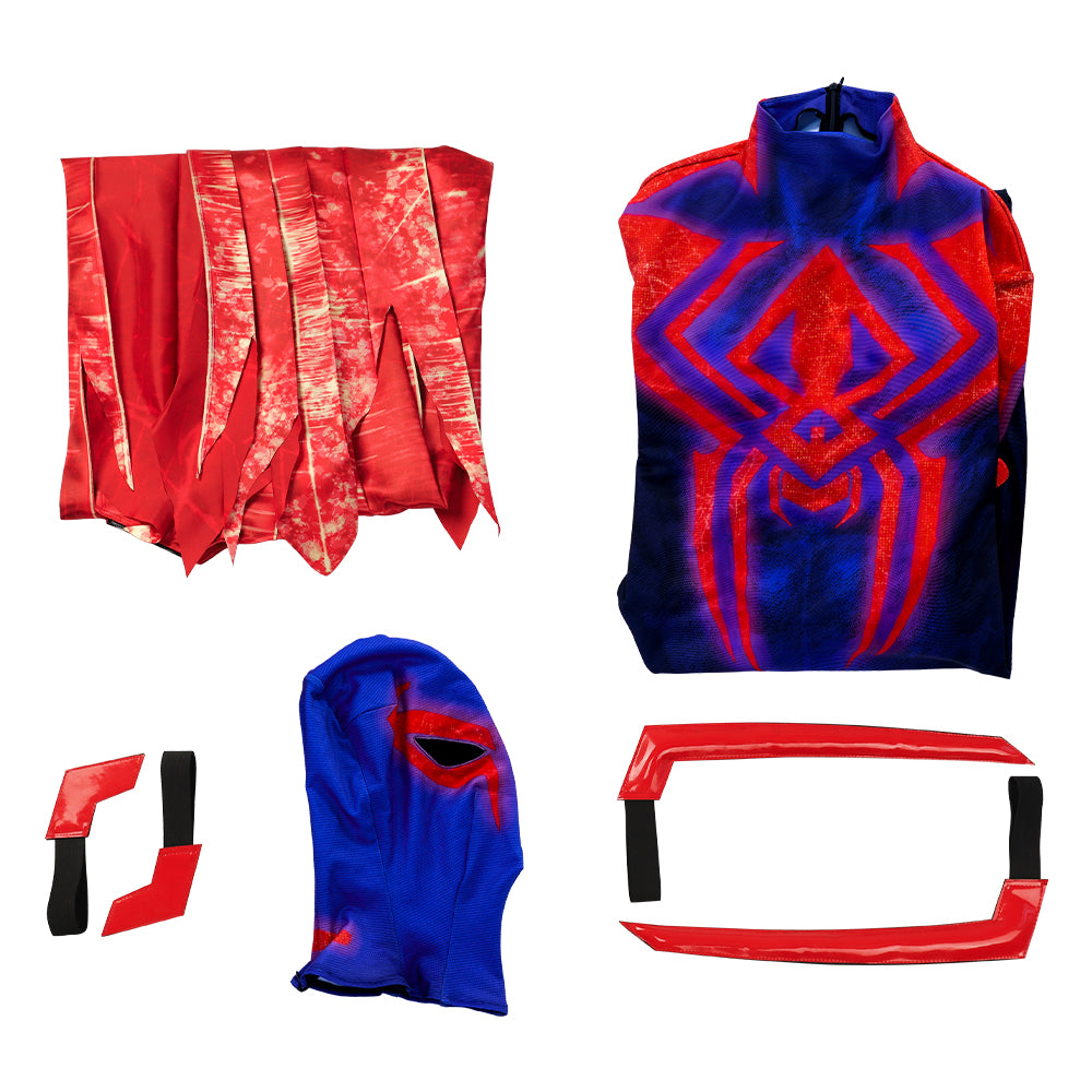 Spider-Man: Across The Spider-Verse Spiderman 2099 Miguel O'Hara Cloak Edition Cosplay Costume