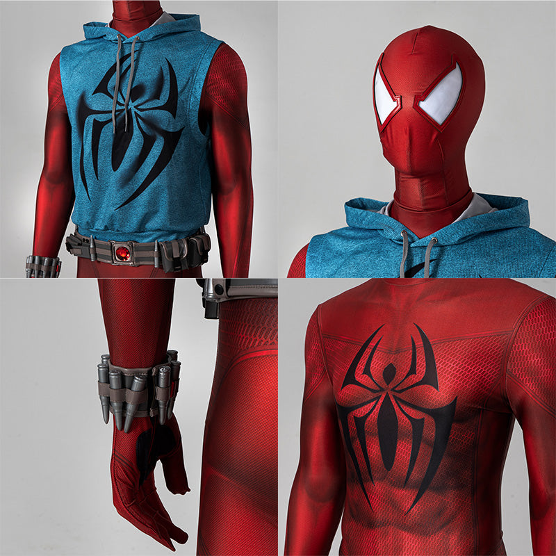 Spider-Man: Across the Spider-Verse Scarlet Spider Cosplay Costume