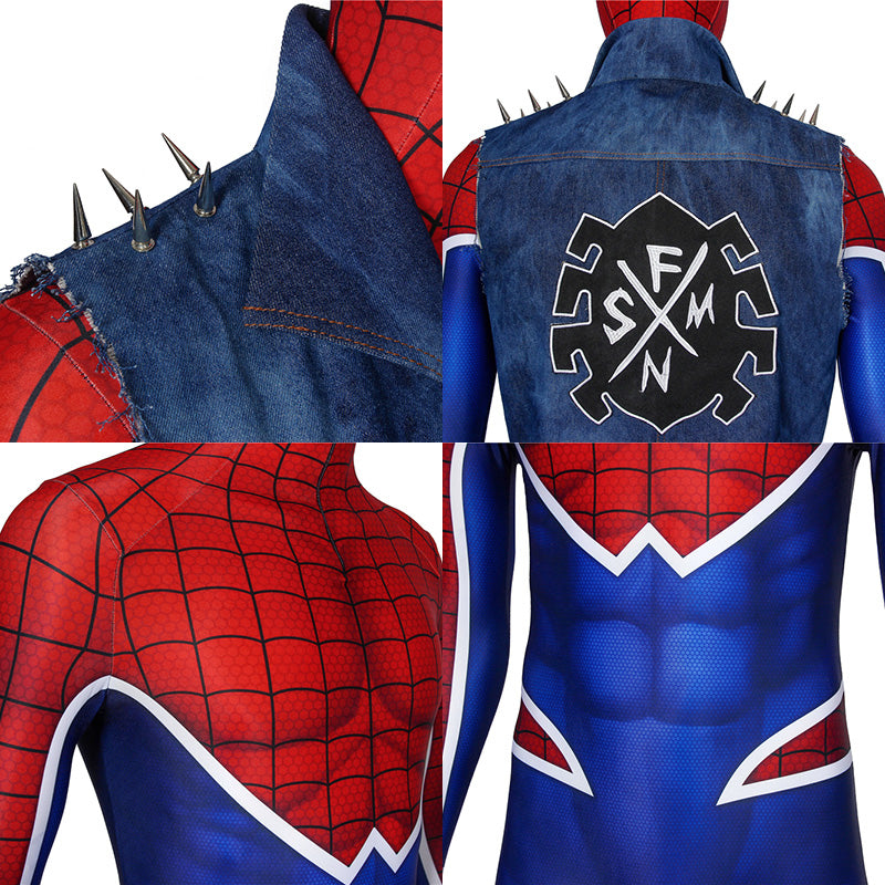 Spider-Man: Across the Spider-Verse Spider-Punk Cosplay Costume