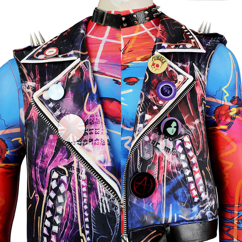 Spider-Man: Across the Spider-Verse Spider-Punk Cosplay Costume