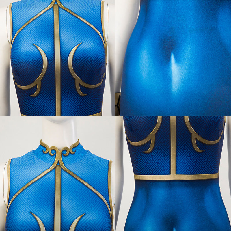 Street Fighter 4 Chun-Li Chunli Cosplay Costume