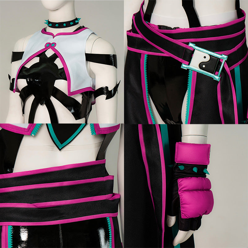 Street Fighter 6 Juri Han B Edition Cosplay Costume