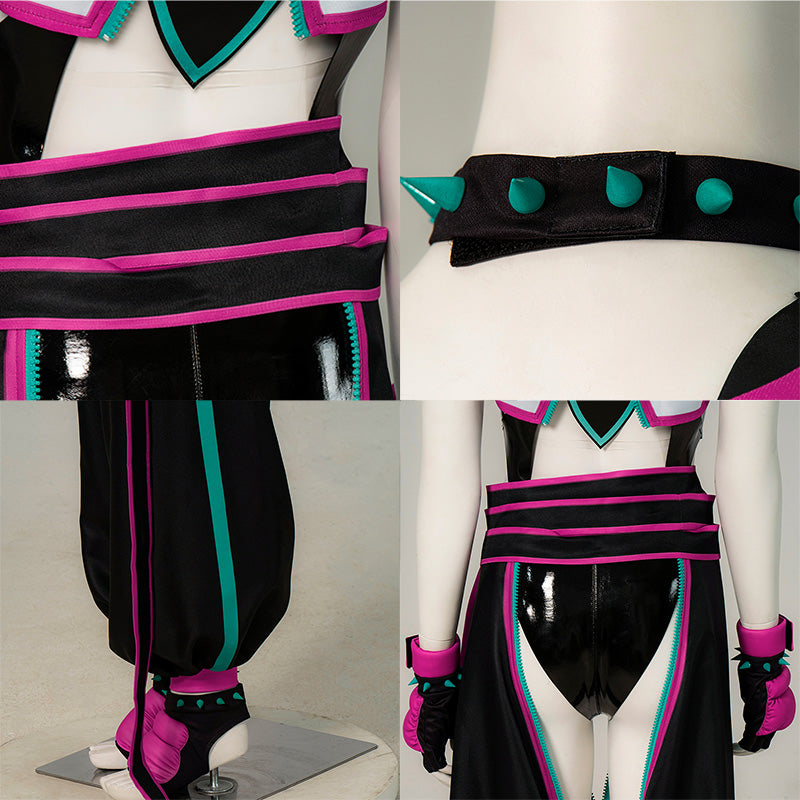 Street Fighter 6 Juri Han B Edition Cosplay Costume