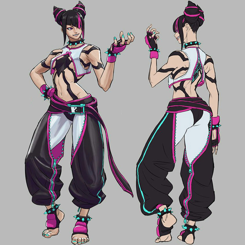 Street Fighter 6 Juri Han Cosplay Costume
