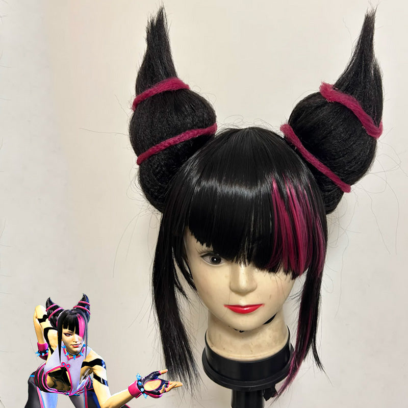 Street Fighter 6 Juri Han Cosplay Wig