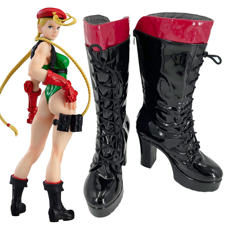 Street Fighter Cammy Shoes Cosplay Boots