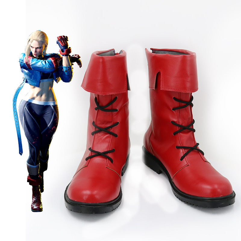 Street Fighter VI Cammy Cosplay Shoes