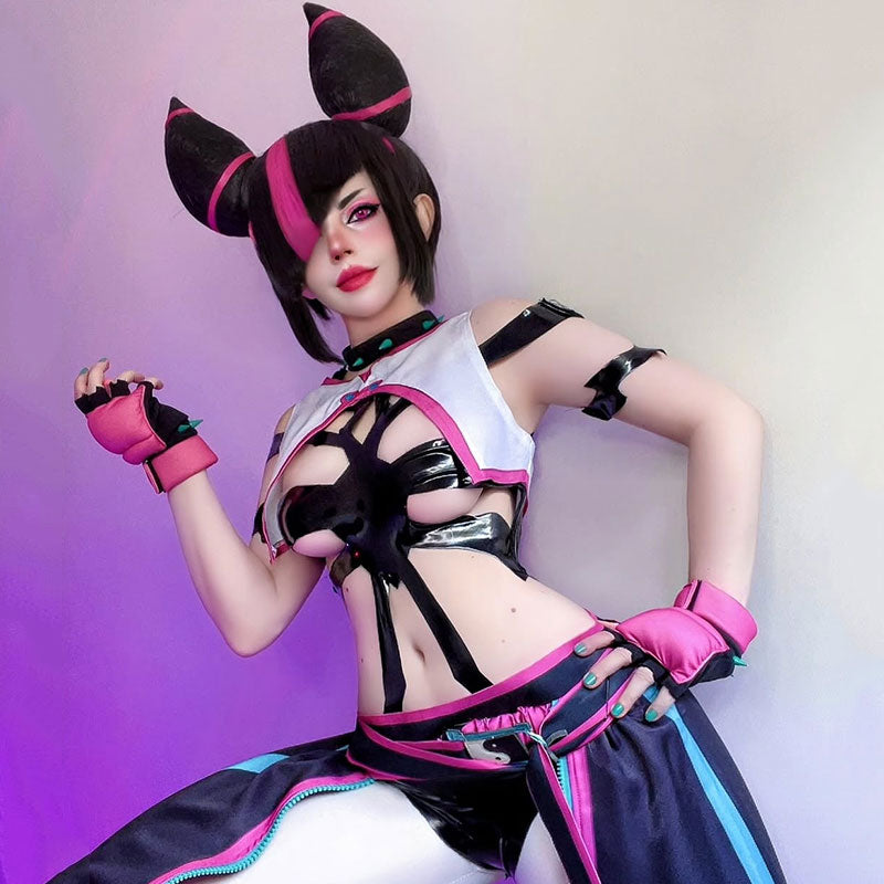 Street Fighter 6 Juri Han B Edition Cosplay Costume