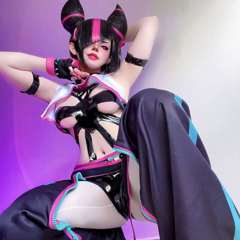 Street Fighter 6 Juri Han B Edition Cosplay Costume