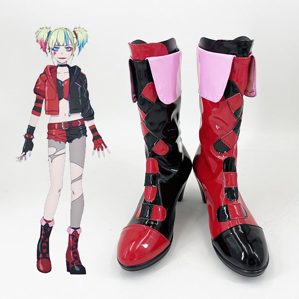 Suicide Squad Isekai Harley Quinn Cosplay Shoes
