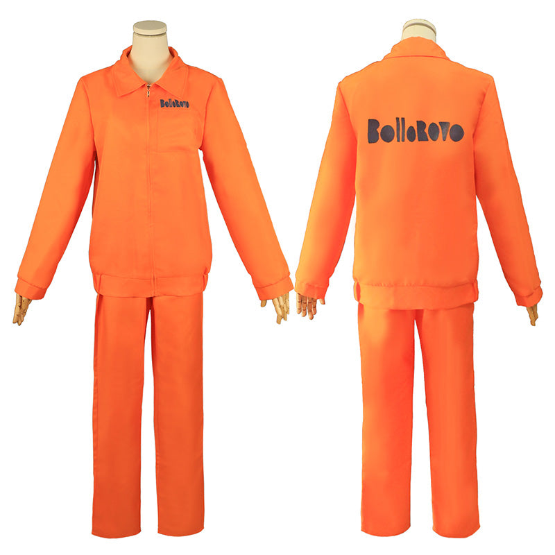 Suicide Squad Isekai Harley Quinn Prison Uniform Cosplay Costume