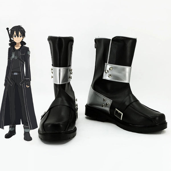 Sword Art Online SAO Kirito Cosplay Shoes