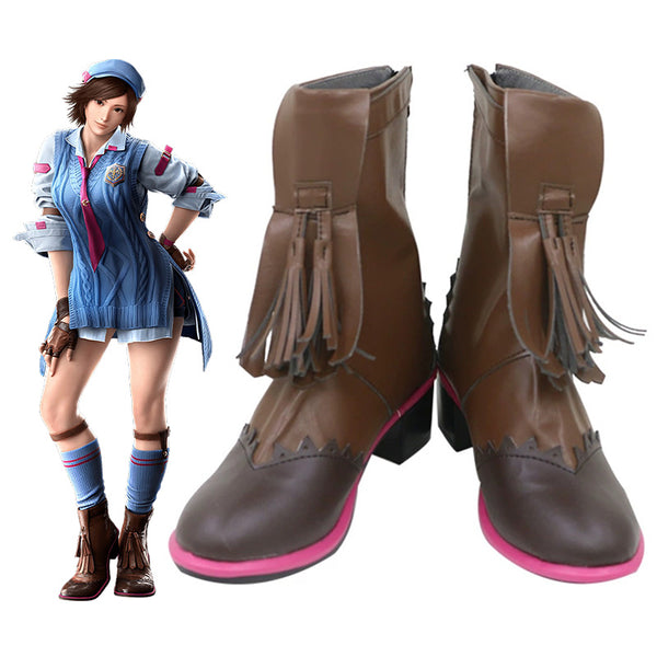 Tekken 8 Asuka Kazama Cosplay Shoes