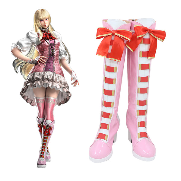 Tekken 8 Lili Emilie De Rochefort Shoes Cosplay Boots