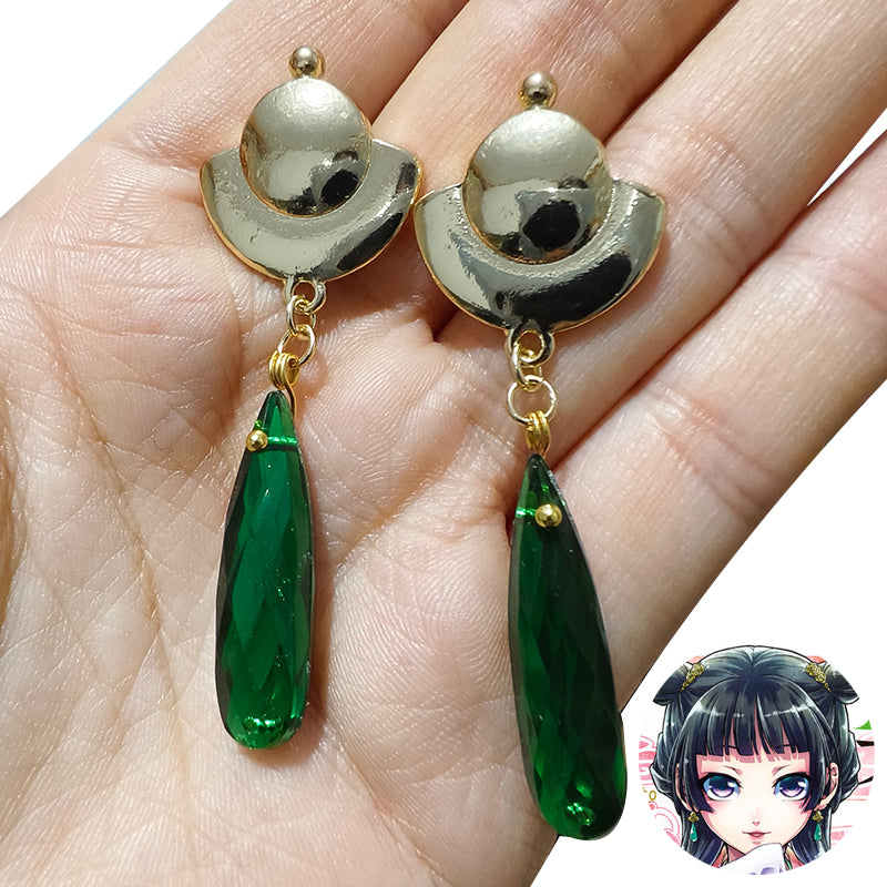 The Apothecary Diaries Kusuriya no Hitorigoto Maomao Earrings Cosplay Accessory Prop - In stock