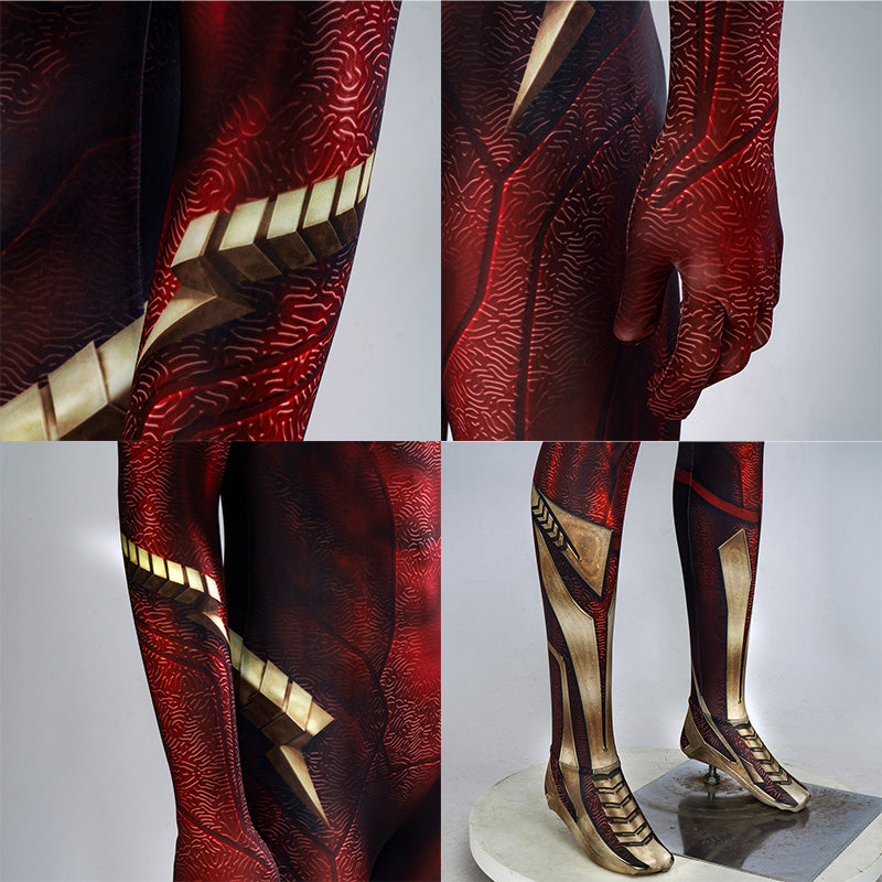 The Flash 2023 Movie The Flash Barry Allen Zentai Suit Cosplay Costume