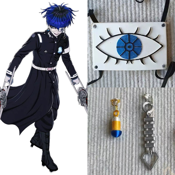 The Hundred Line -Last Defense Academy- Yugamu Omokage Eyepatch Ear clips Cosplay Accessory Prop