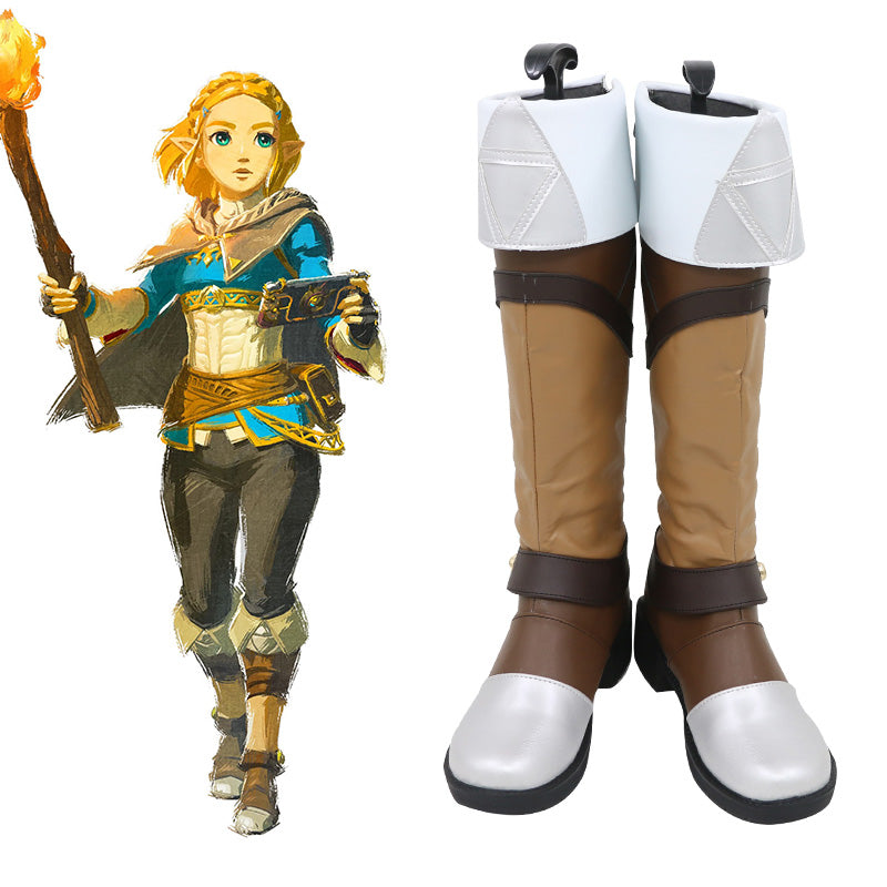 The Legend Of Zelda: Tears Of The Kingdom Princess Zelda Shoes Cosplay Boots