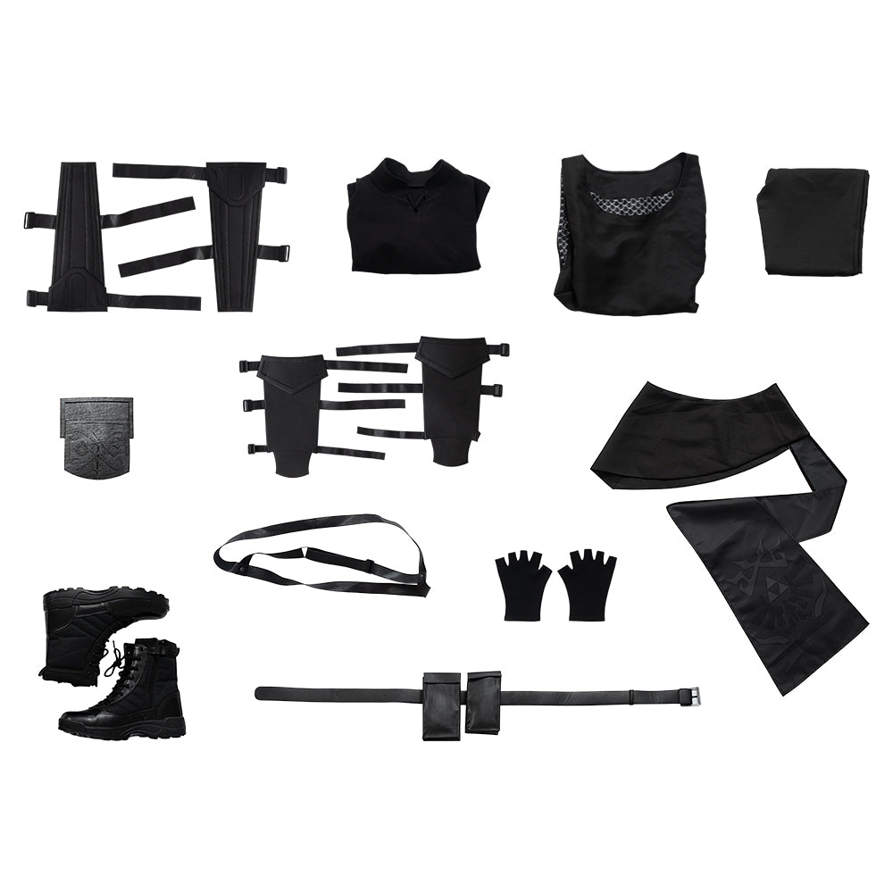 TLOZ: Tears of the Kingdom Dark Link Cosplay Costume