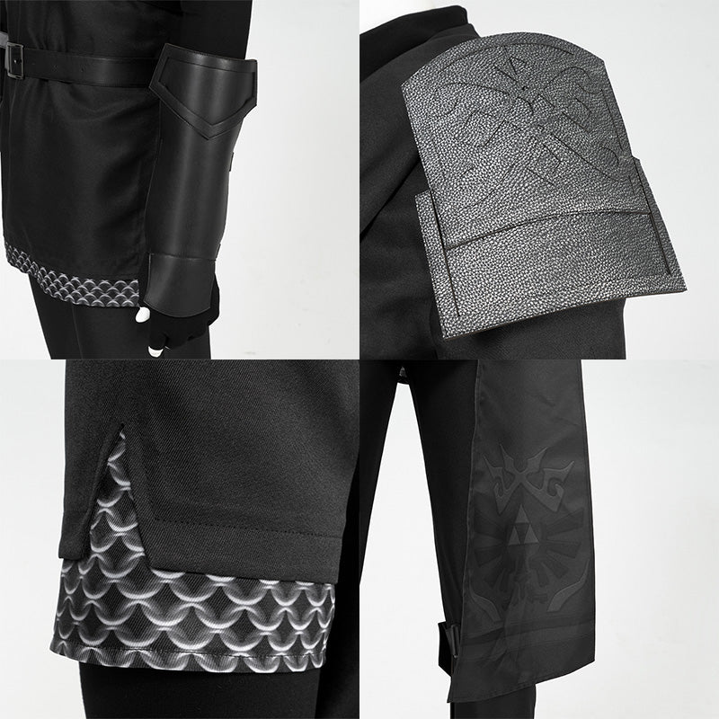TLOZ: Tears of the Kingdom Dark Link Cosplay Costume