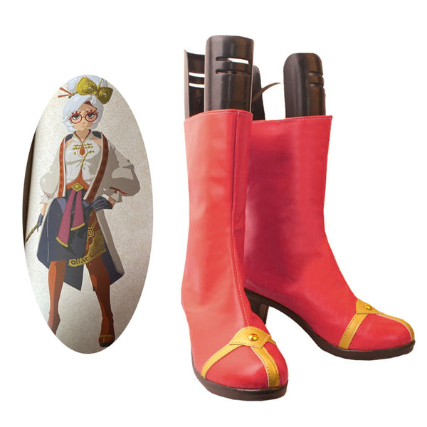 TLOZ: Tears of the Kingdom Purah Cosplay Shoes
