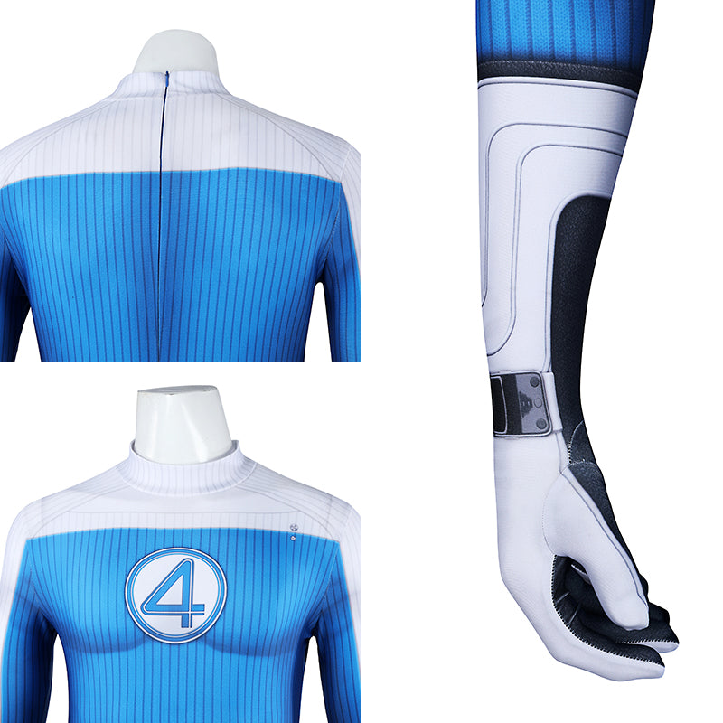 The Fantastic Four: First Steps Human Torch Johnny Storm Jumpsuit Cosplay Costume