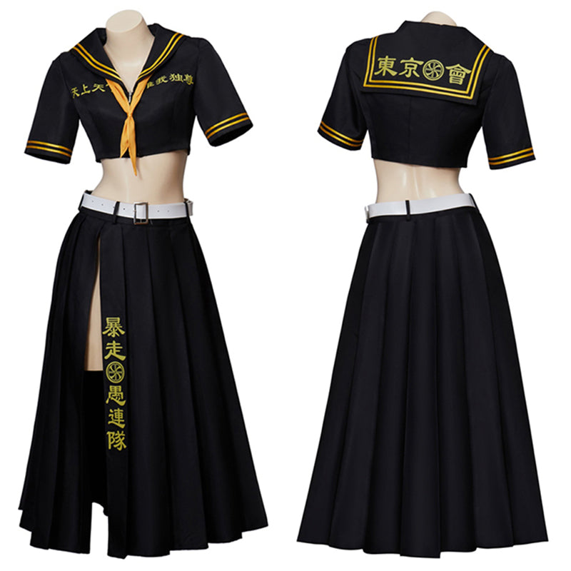 Tokyo Revengers Rampage Gurentai Manjiro Sano Mikey Female Uniform Suit Cosplay Costume