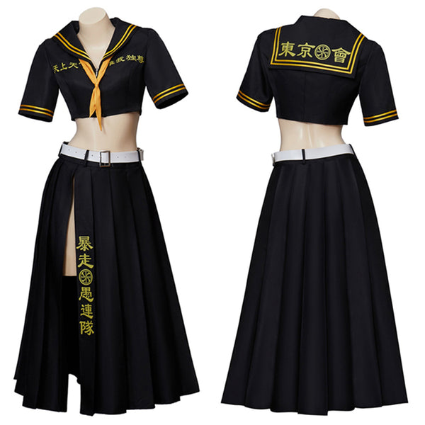 Tokyo Revengers Rampage Gurentai Manjiro Sano Mikey Female Uniform Suit Cosplay Costume