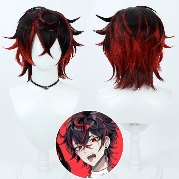 VShojo VTuber Kuro Kurenai K9 Kuro Cosplay Wig