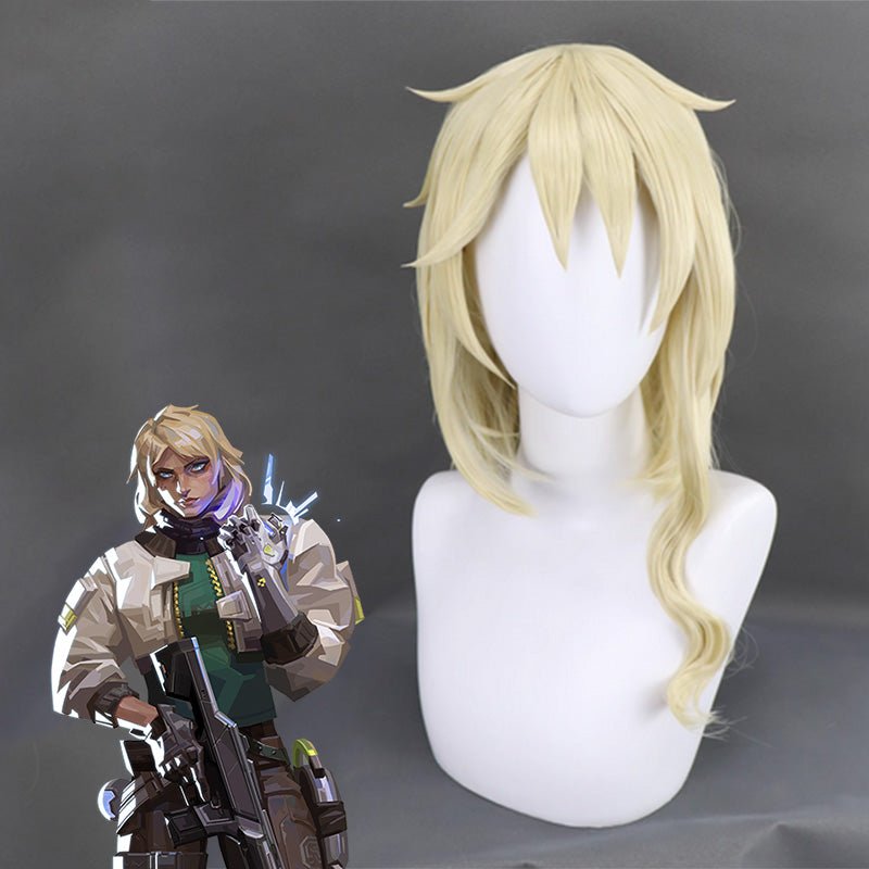 Valorant Agent 23 Deadlock Cosplay Wig