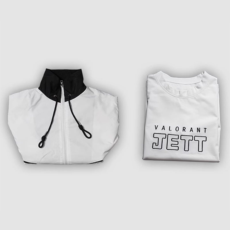 Valorant Jett MV Cosplay Costume - Only Top, Coat