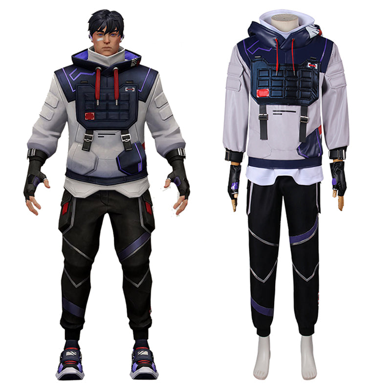 Valorant New Agent Iso Cosplay Costume Winkcosplay