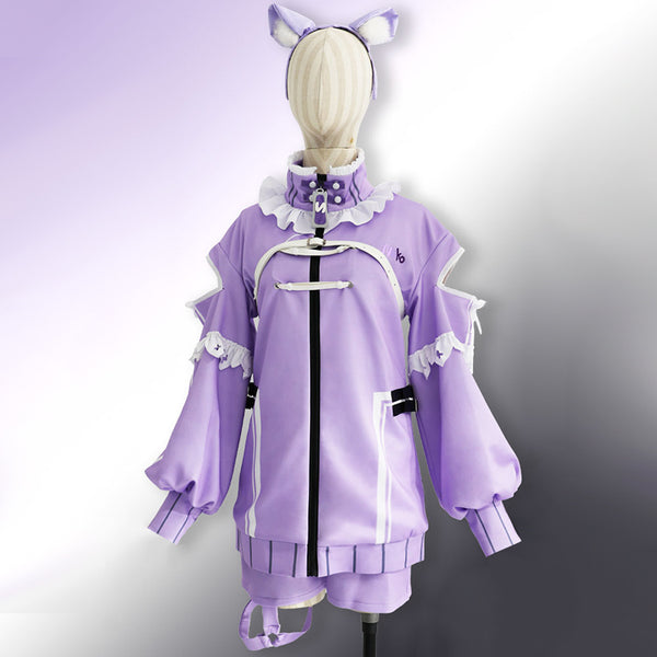Virtual YouTuber Hololive Nekomata Okayu B Edition Cosplay Costume